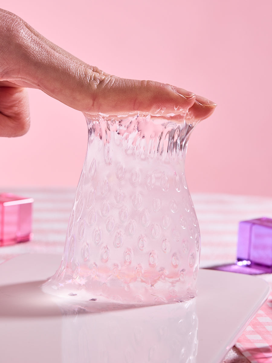 Blingbling Pink Strawberry Squishy Toy