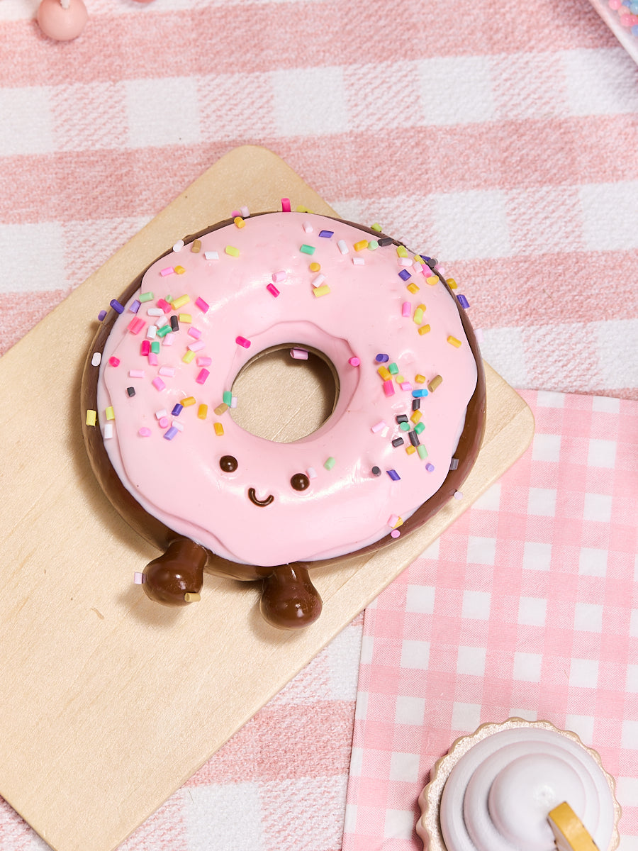 Cute Chocolate-pink Donut Squishy Toy
