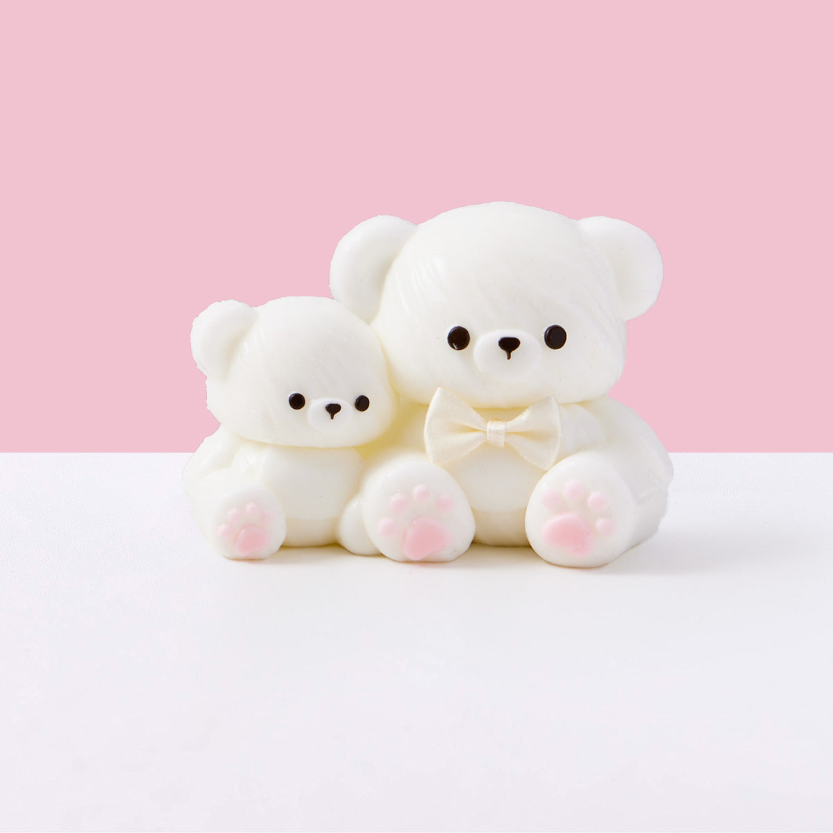 Parent-child White Bear Set Squishy Toy