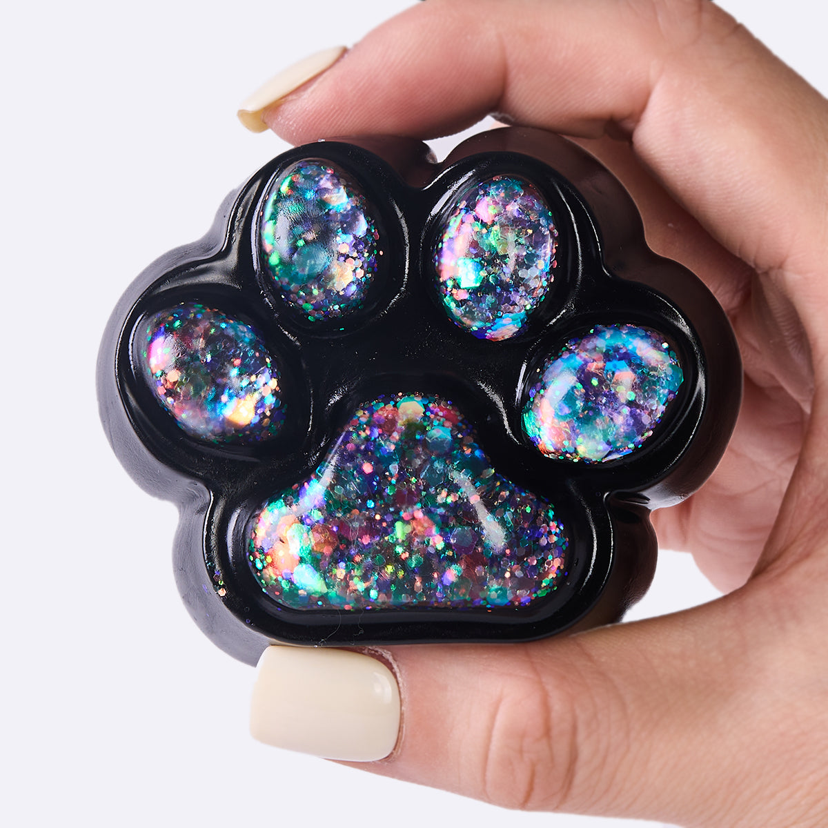 100g Black-bling Paw Squishy Toy