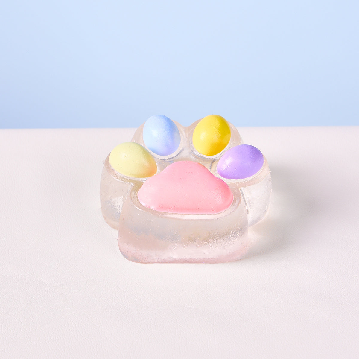 Transparent-colorful Paw Squishy Toy