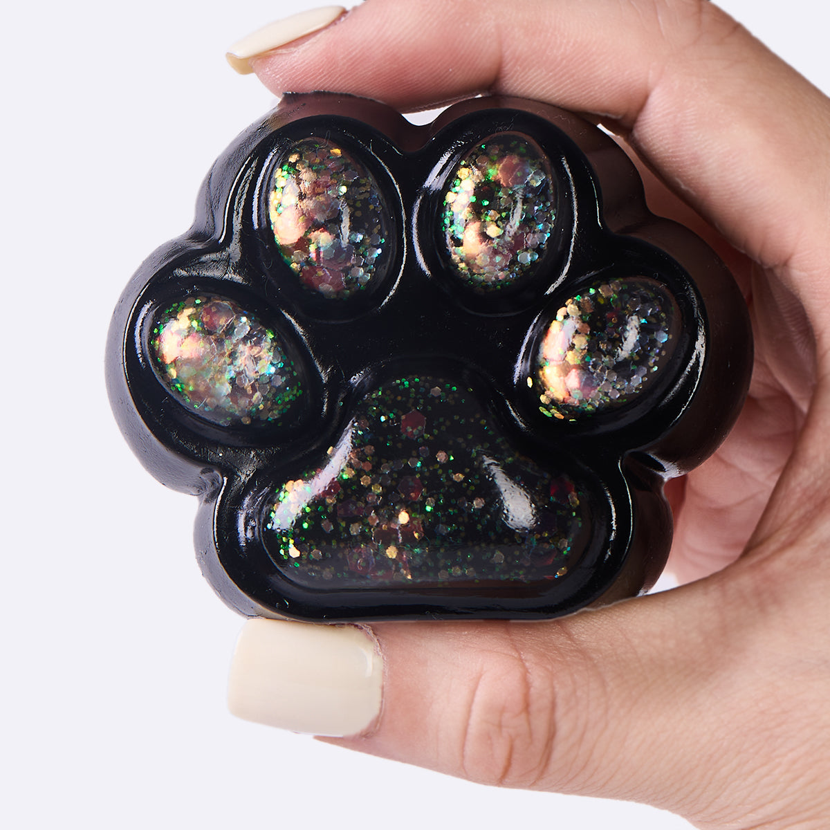 100g Black-bling Paw Squishy Toy