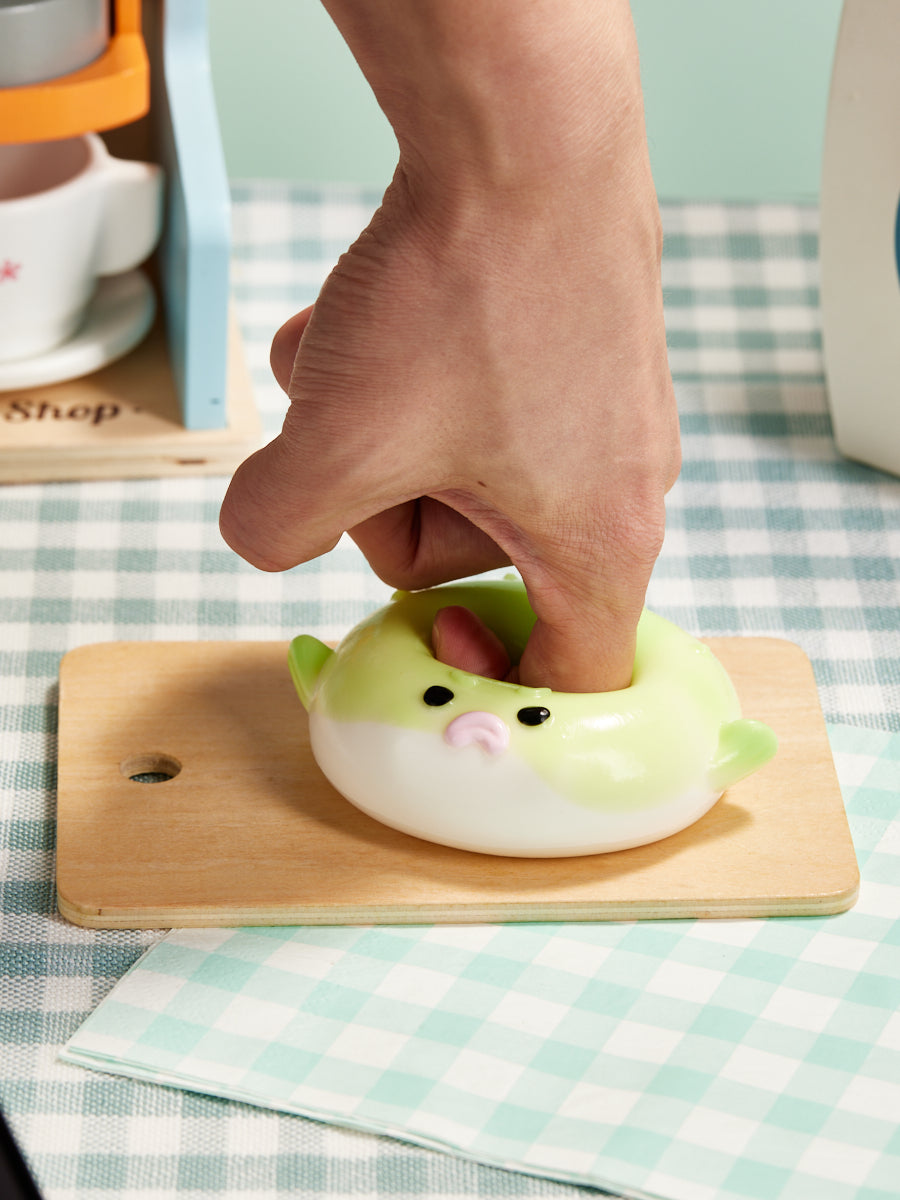 Green Pufferfish Squishy Toy