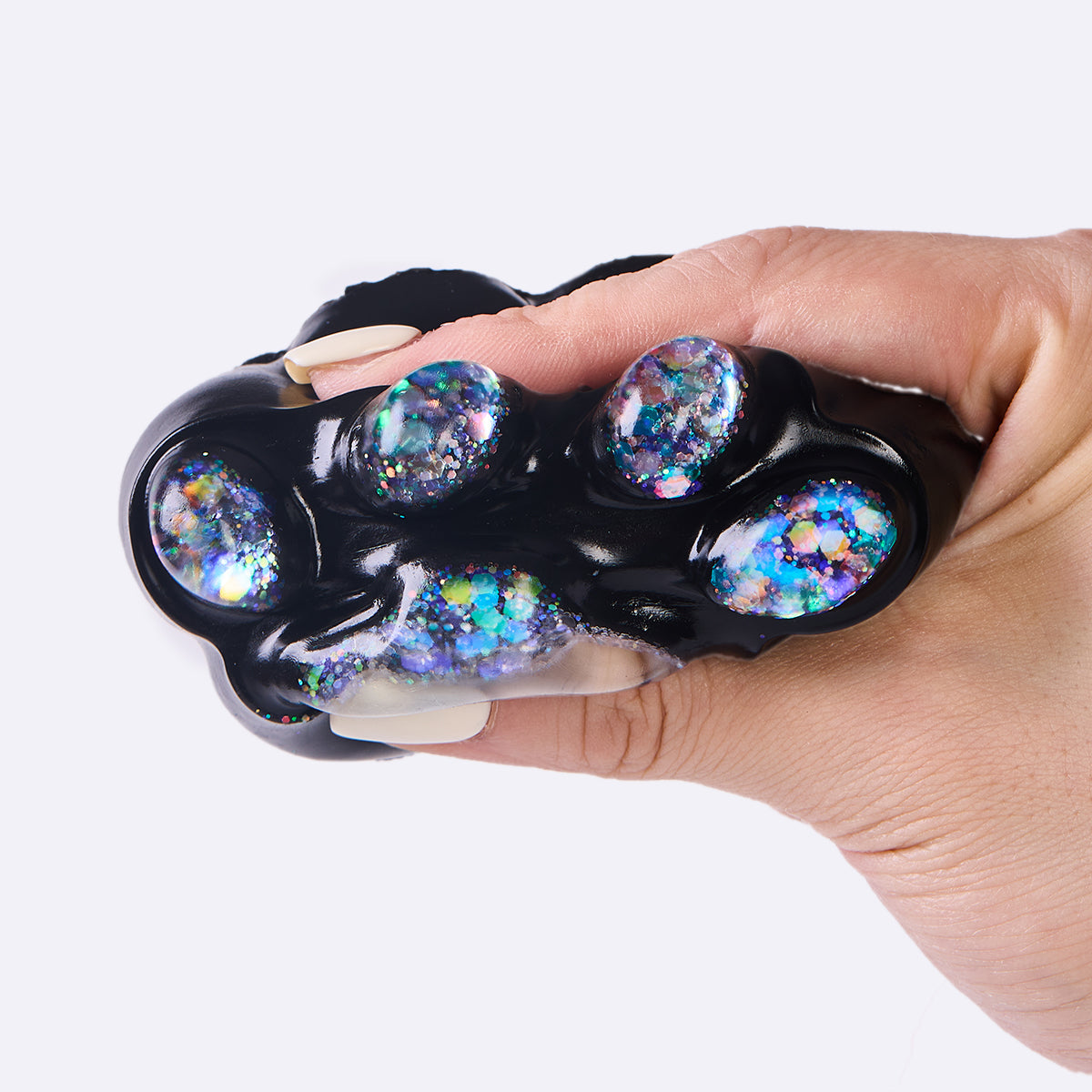 100g Black-bling Paw Squishy Toy