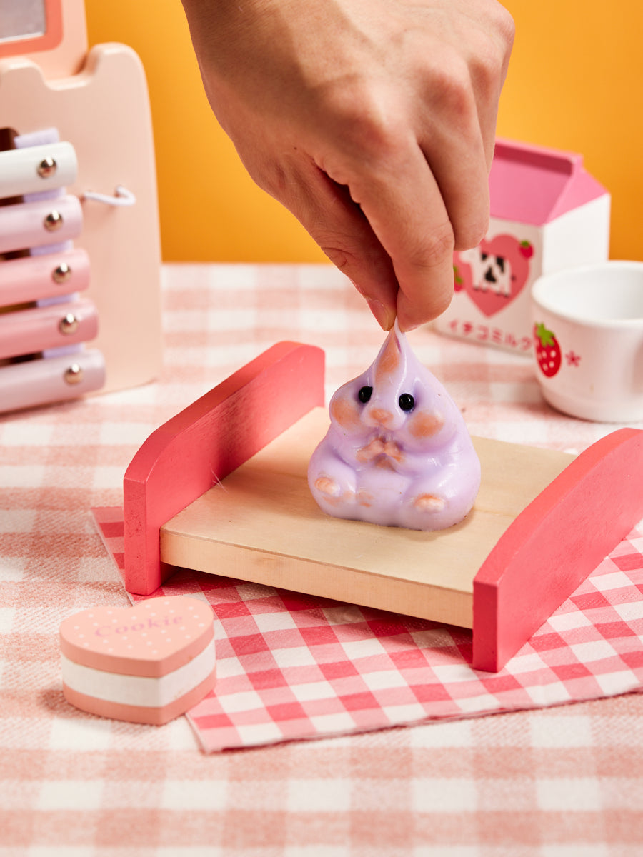 Purple Hamster Squishy Toy