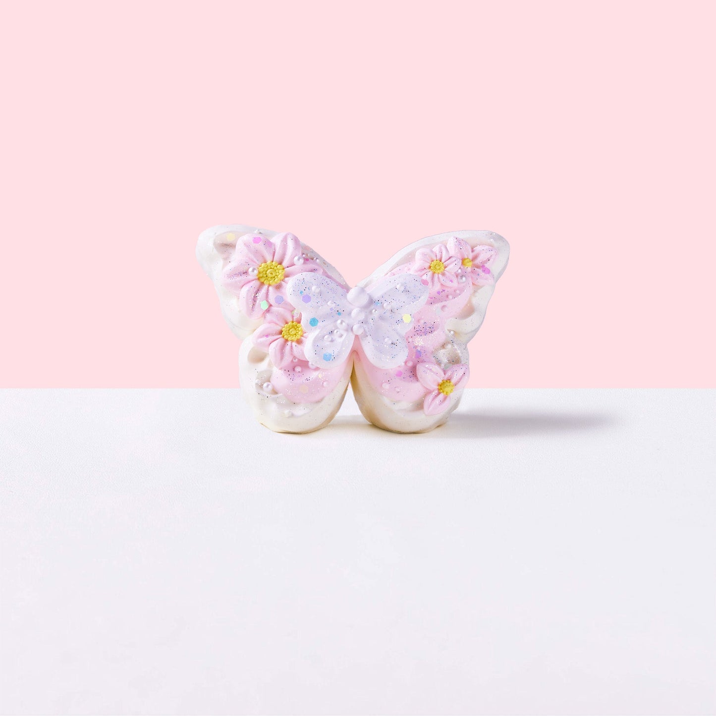 Pink Butterfly Squishy Toy