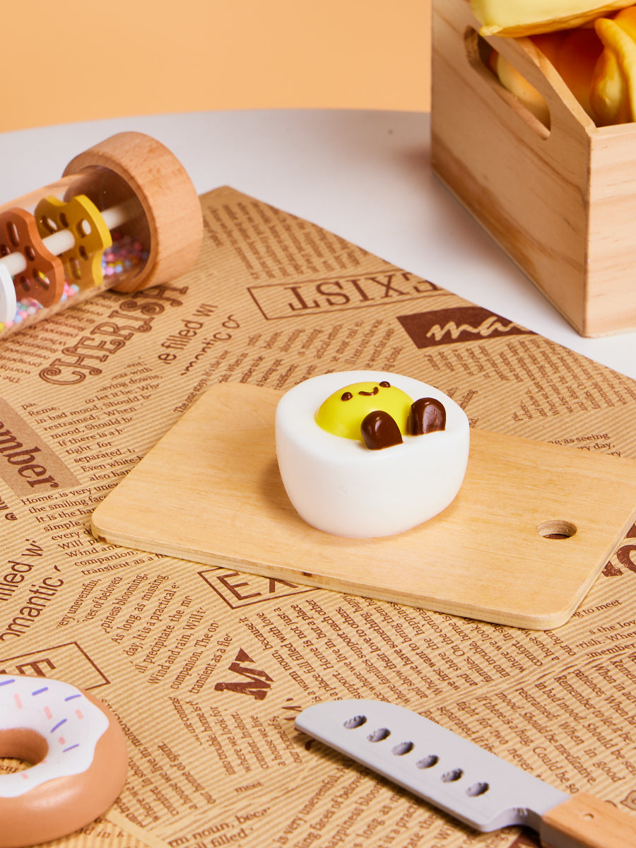 Cute Fried Egg Squishy Toy