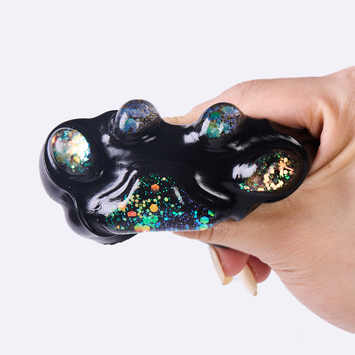 100g Black-bling Paw Squishy Toy