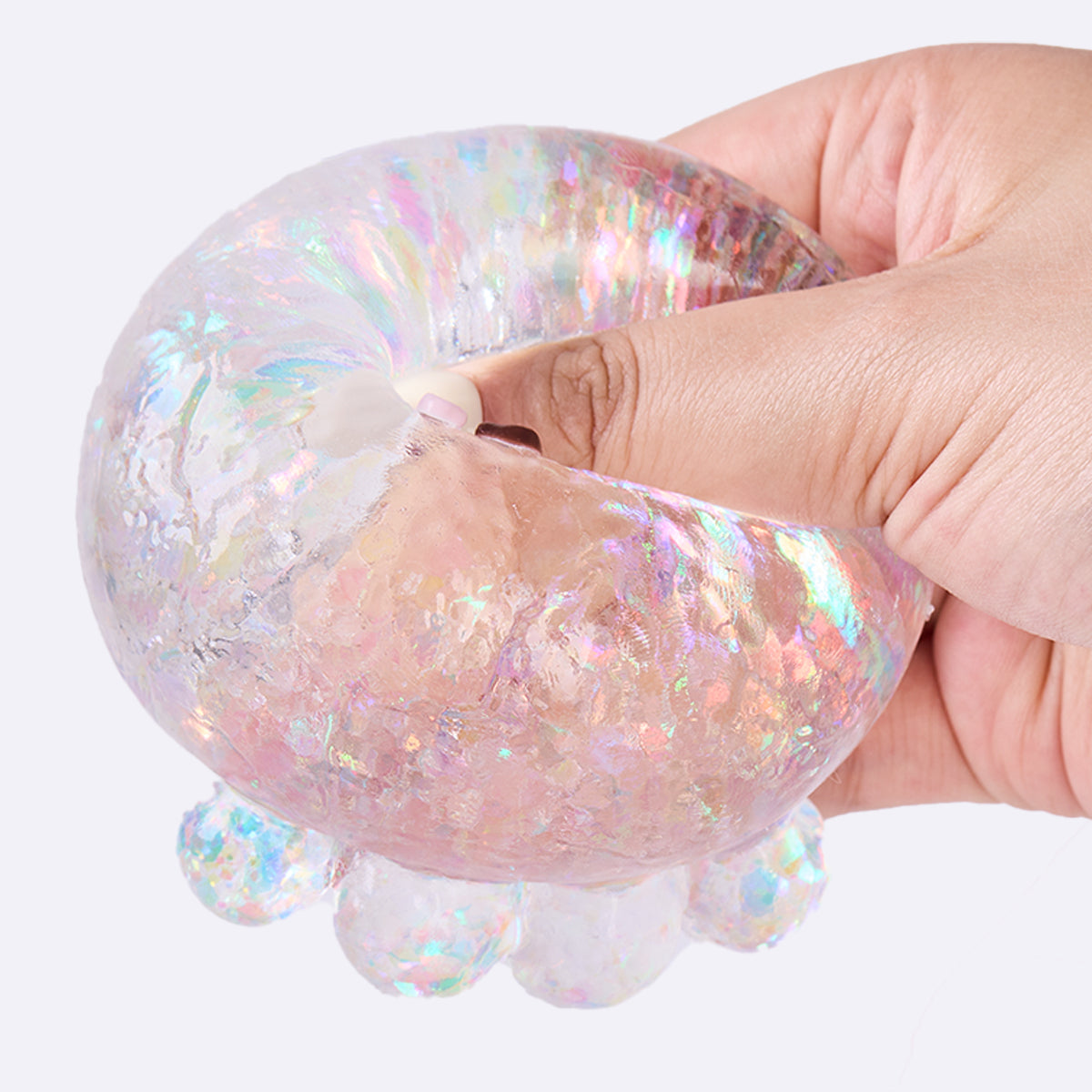 Blingbling Clear Octopus Squishy Toy