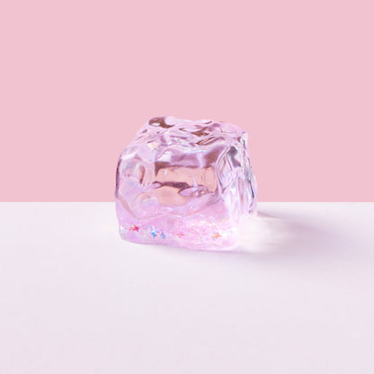 Blingbling Purple Ice Cube Squishy Toy