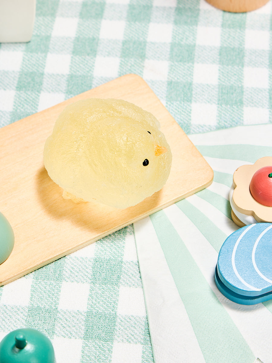 Transparent-yellow Chick Squishy Toy