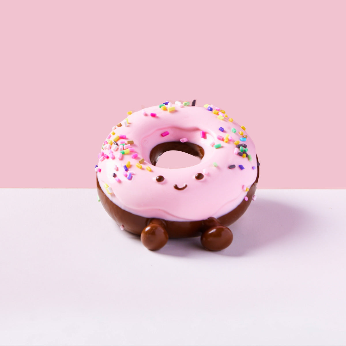 Cute Chocolate-pink Donut Squishy Toy