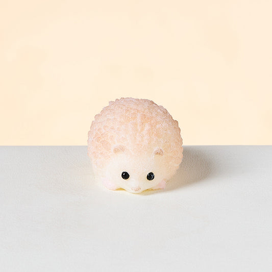 Flocked Mini Hedgehog Squishy Toy