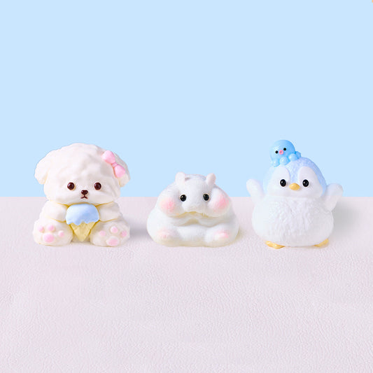 White Cute Animal Set Squishy Toy