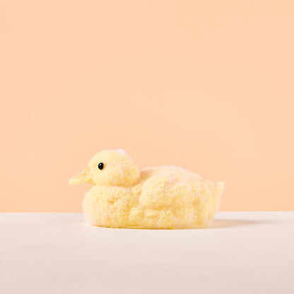 Flocked Duck Squishy Toy