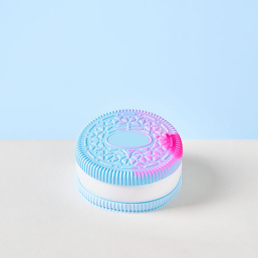 Blue-white Cookie Sandwich Squishy Toy