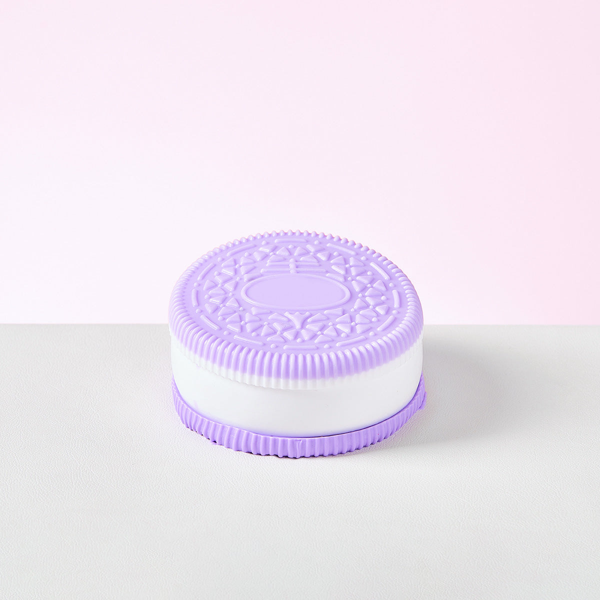 Purple-white Cookie Sandwich Sandwich Squishy Toy