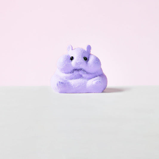 Flocked Hamster Squishy Toy