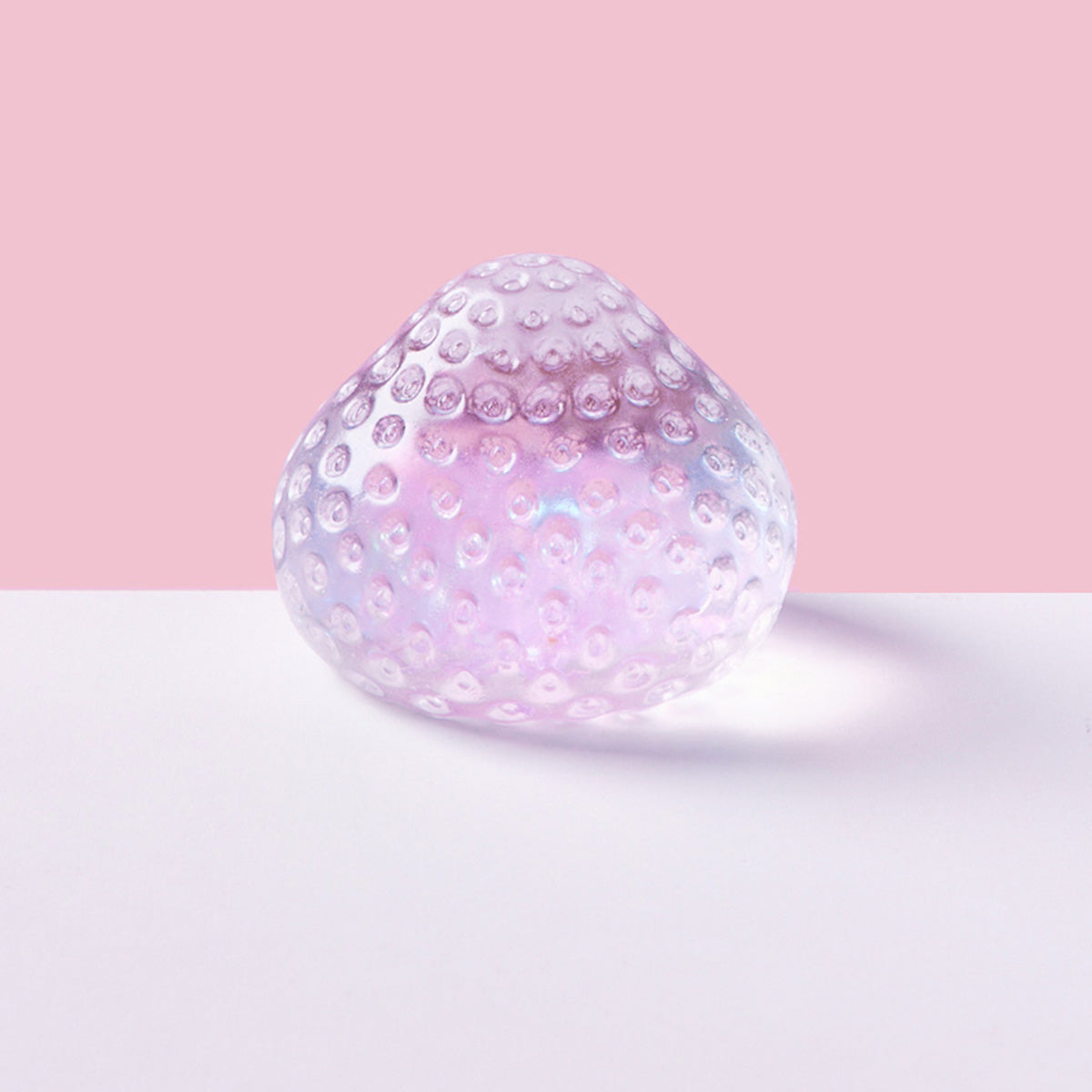 Blingbling Purple Strawberry Squishy Toy
