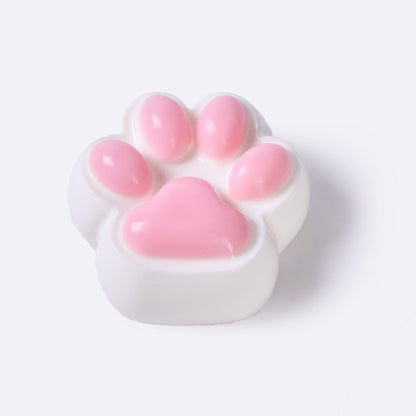 100g White-pink Paw Squishy Toy