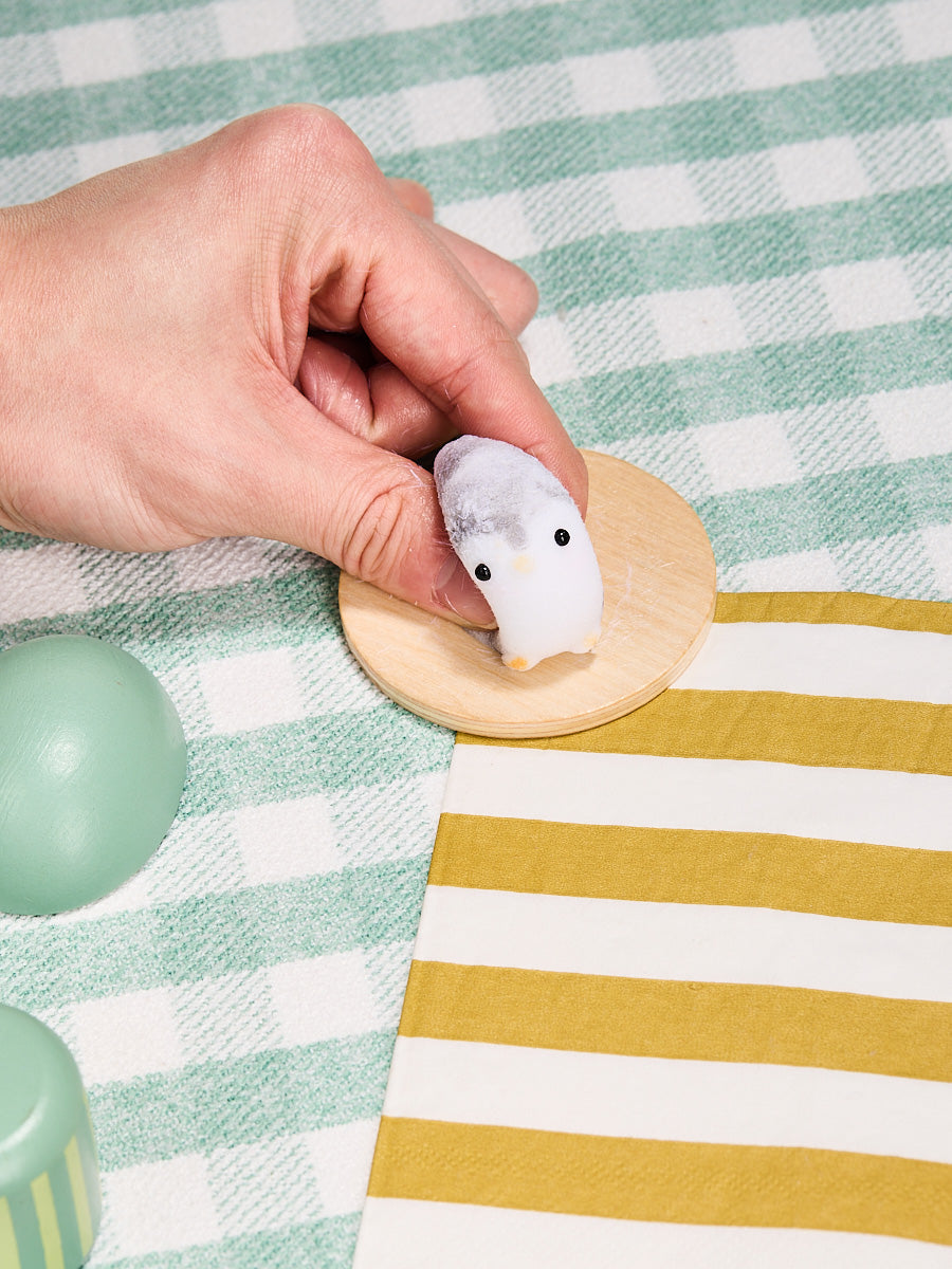 Flocked Mini Penguin Squishy Toy