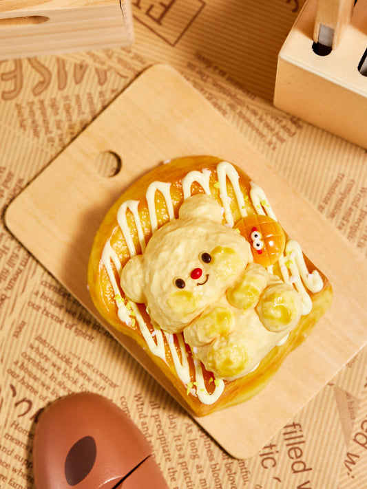 Bear Toast Squishy Toy