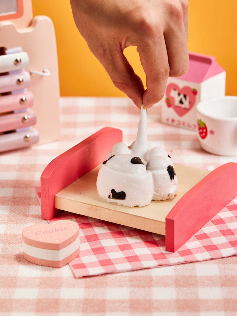 Black and White Cat Paws Squishy Toy