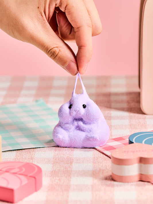 Flocked Hamster Squishy Toy