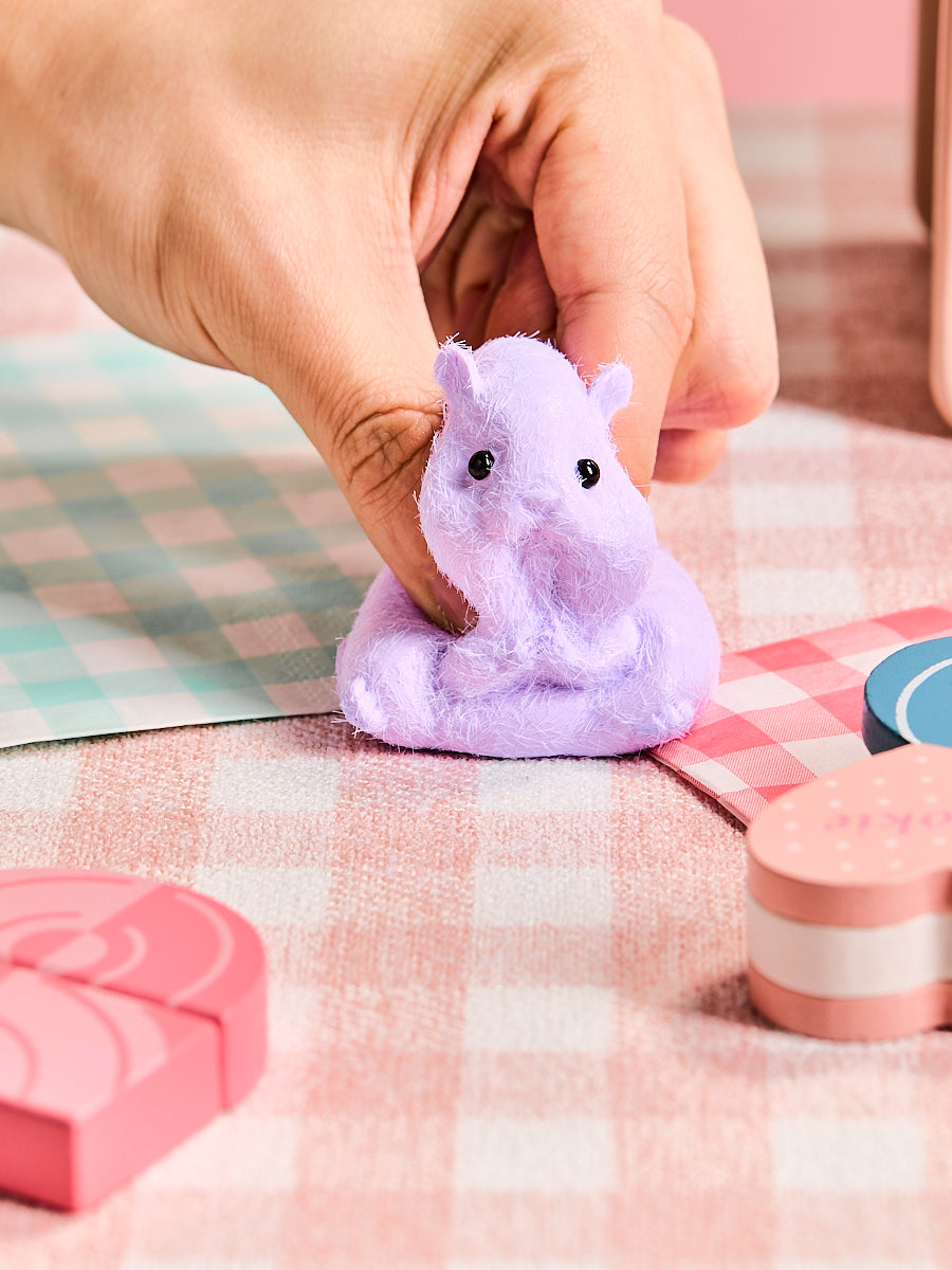 Flocked Hamster Squishy Toy