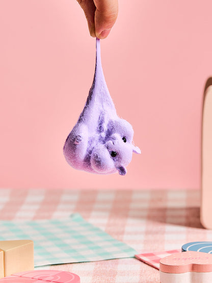 Flocked Hamster Squishy Toy