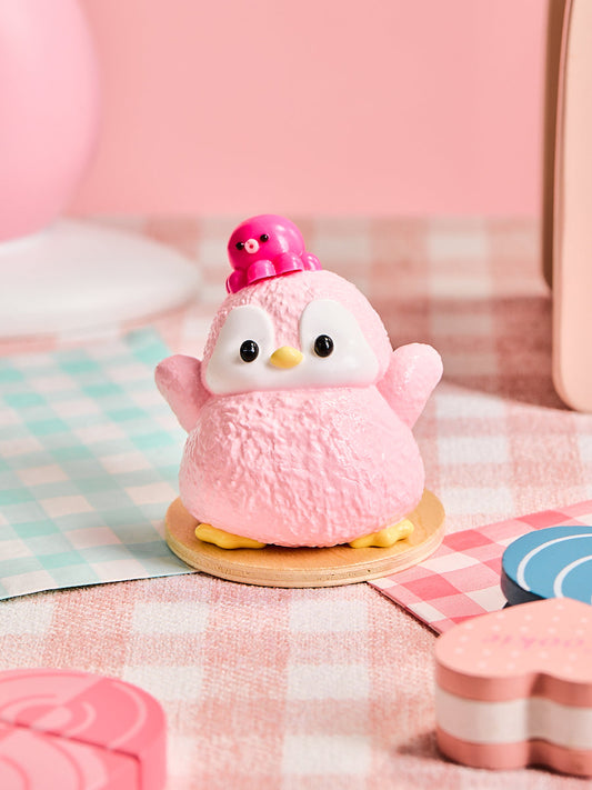 Pink Penguin Squeeze Toys