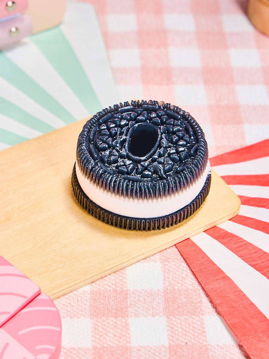 Regular Black-white Cookie Sandwich Squishy Toy