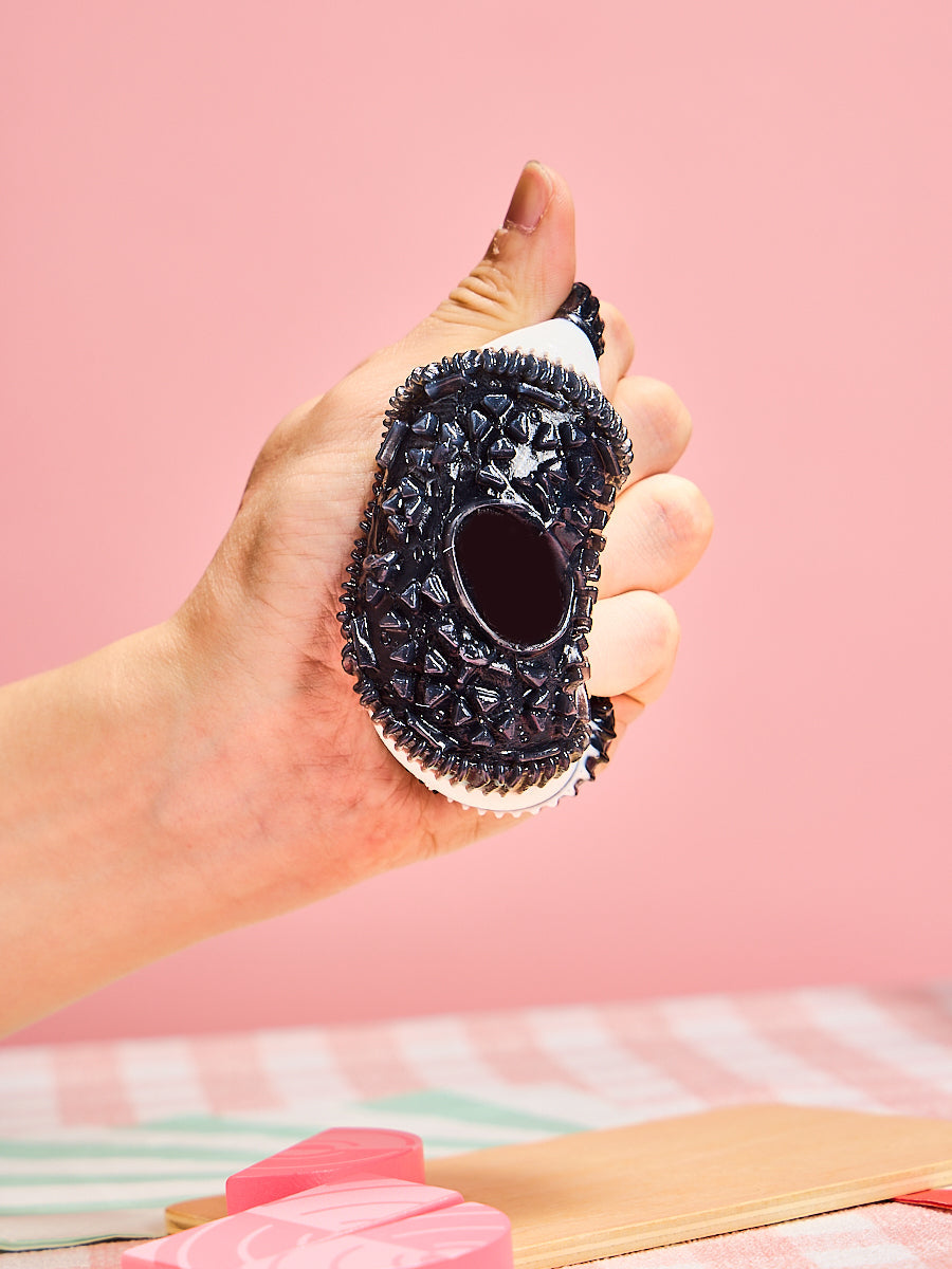 Regular Black-white Cookie Sandwich Squishy Toy