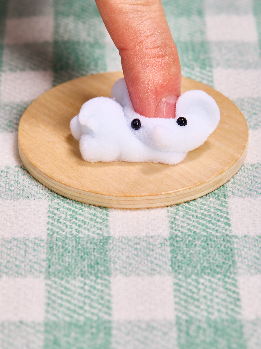 Flocked Cute Elephant Squishy Toy