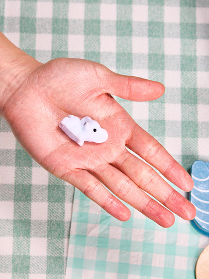 Flocked Cute Elephant Squishy Toy