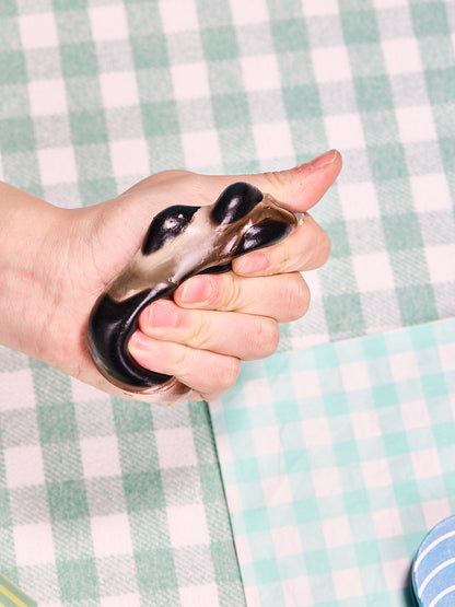Transparent-black Paw Squishy Toy