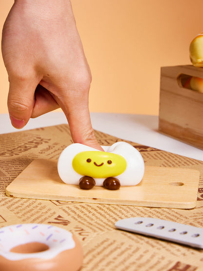 Cute Fried Egg Squishy Toy