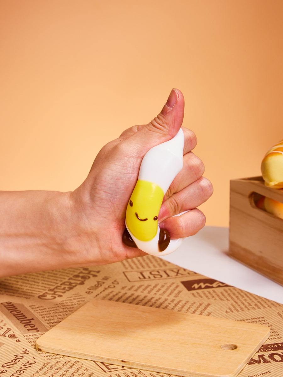 Cute Fried Egg Squishy Toy
