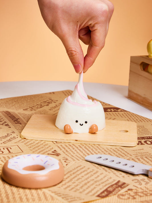 Cute Twisted Bun Squishy Toy