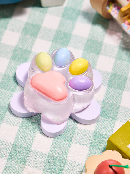 Transparent-colorful Paw Squishy Toy