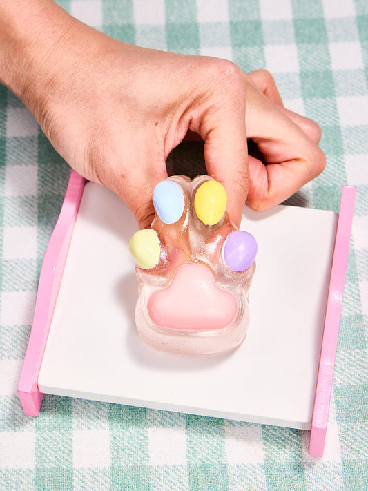 Transparent-colorful Paw Squishy Toy