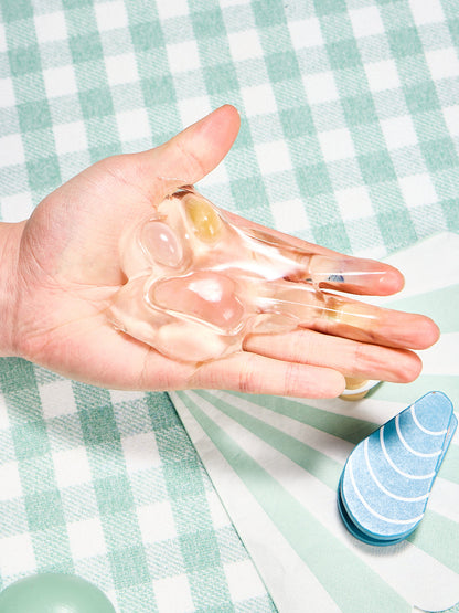 Transparent-light-colorful Paw Squishy Toy