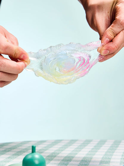 Transparent-colorful Peony Flower Squishy Toy