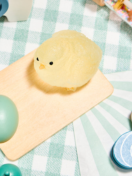 Transparent-yellow Chick Squishy Toy