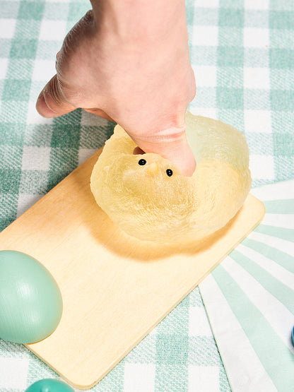 Transparent-yellow Chick Squishy Toy