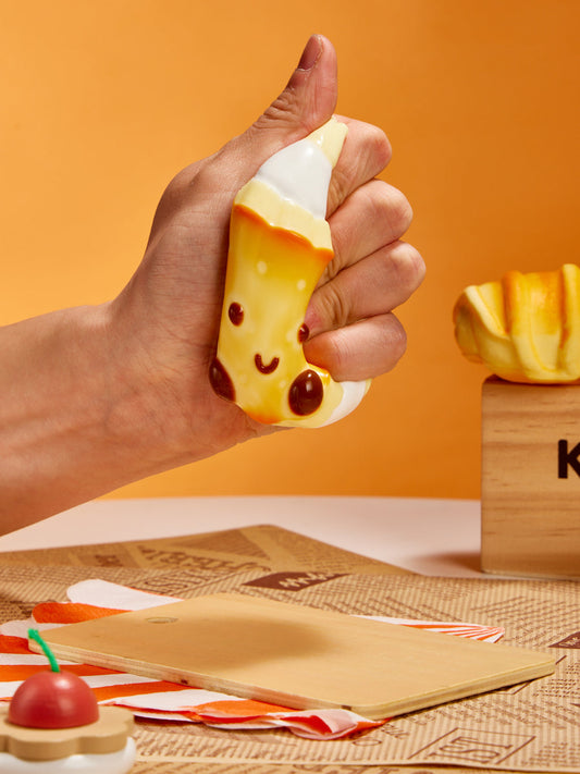 Cute Square Cookies Squeeze Toy
