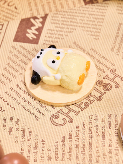 Cute Penguin with Dog Hat Squishy Toy