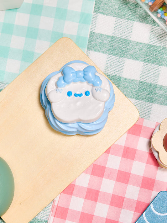 Blue Puppy Cake Squishy Toy