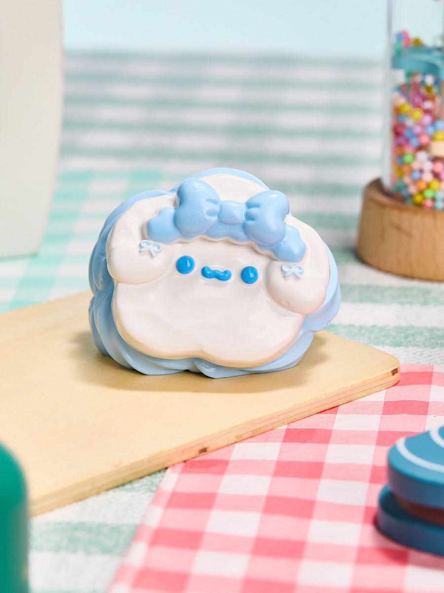 Blue Puppy Cake Squishy Toy