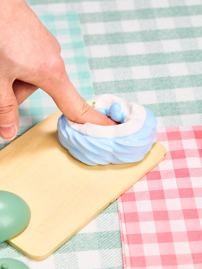 Blue Puppy Cake Squishy Toy